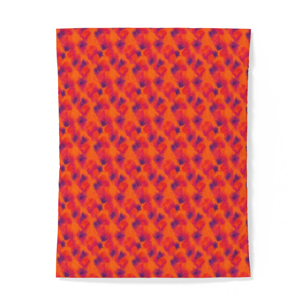 Granulated Colour Pools Cotton Duvet Cover – Watercolour Bleed Pattern