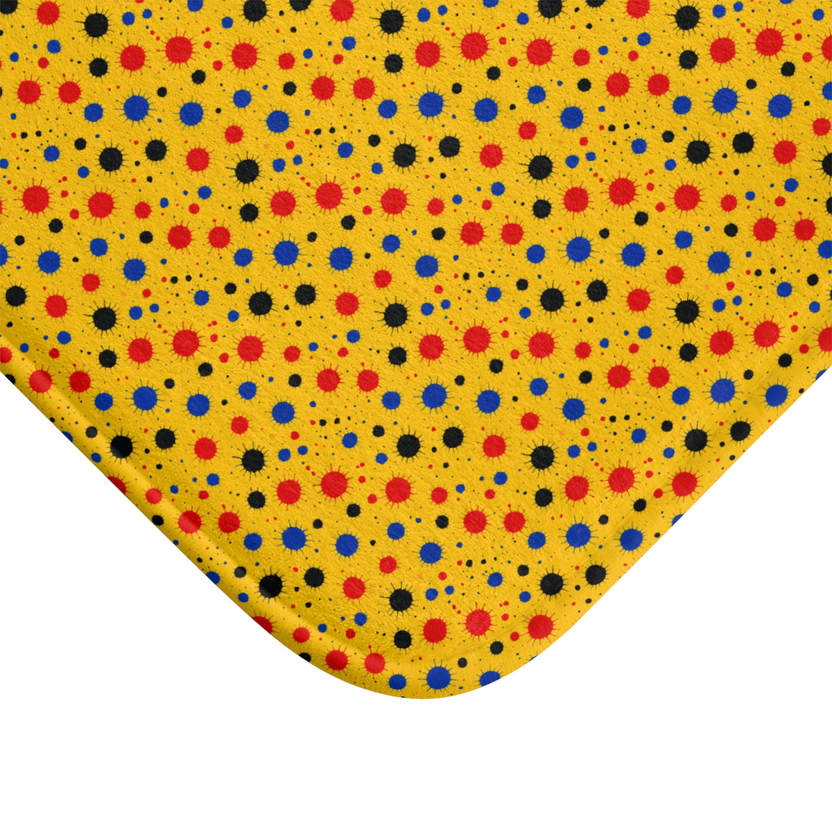 Blot Burst Bath Mat – Ink Splash Pattern