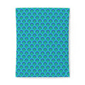 Chromatic Scallop Ripple Cotton Duvet Cover – Ocean Jewel