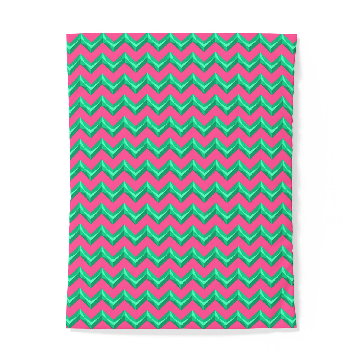 Broad Cut-Gem Chevrons Cotton Duvet Cover – Candy Christmas