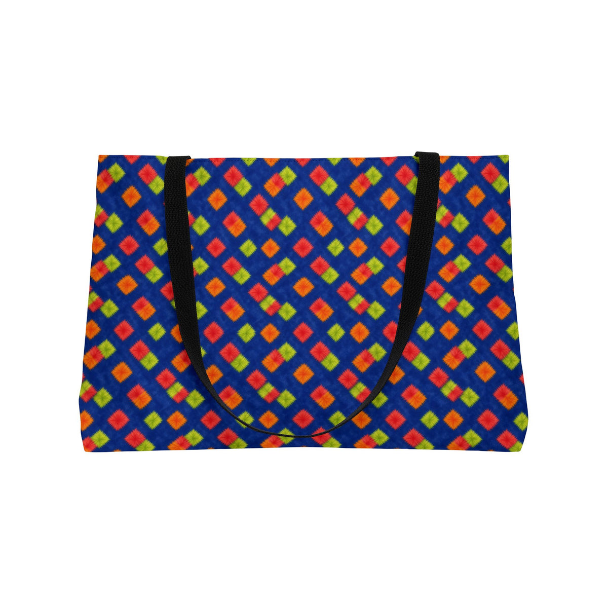 Fold Square Bleed Weekender Tote Bag – Tie-Dye Pattern