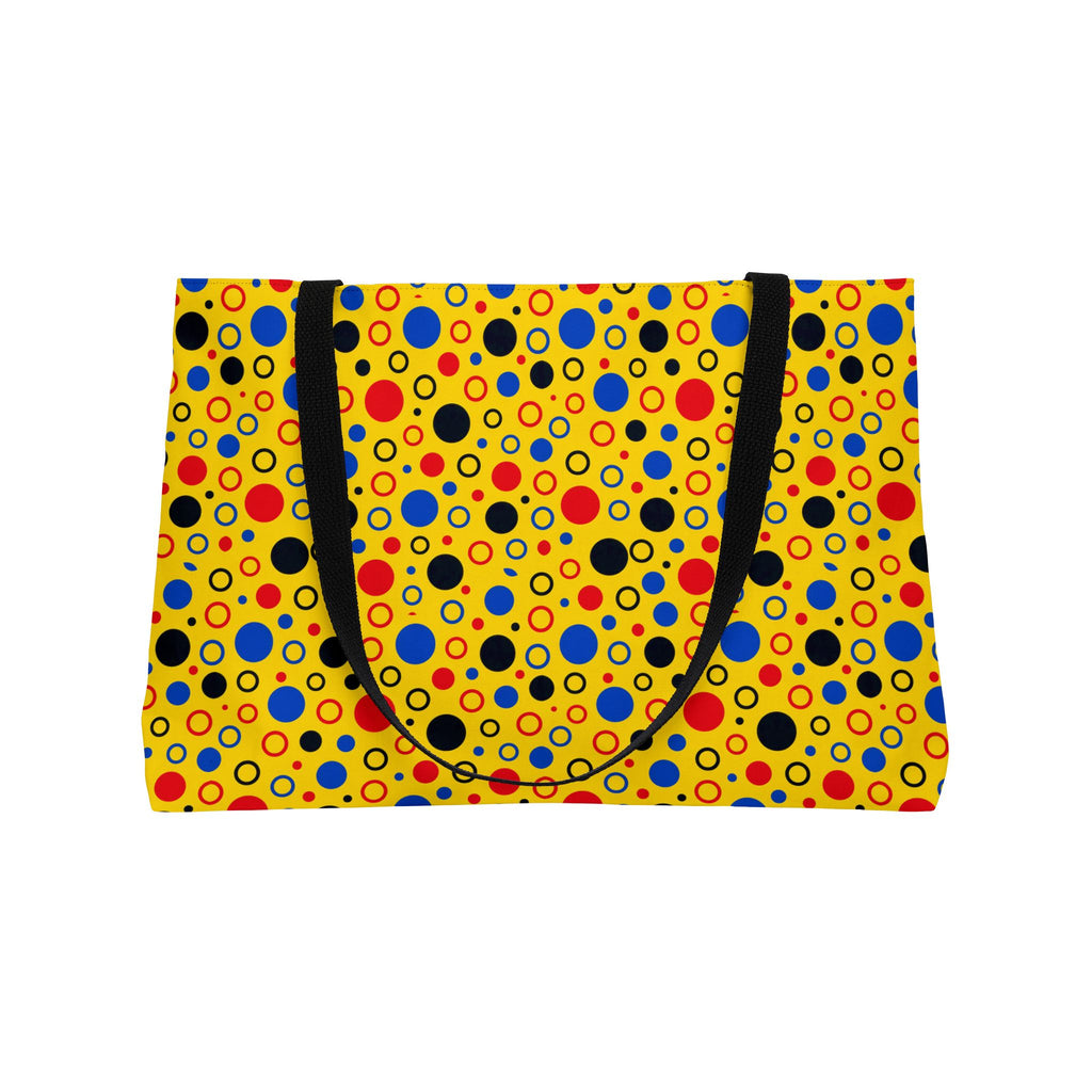 Bubble Outlines Weekender Tote Bag – Pop Abstract Pattern