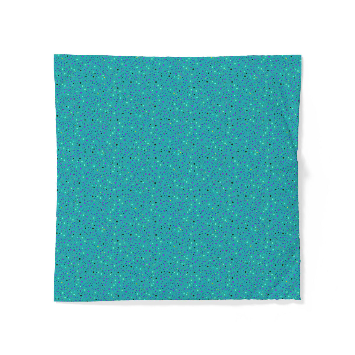 Confetti Spatter Cotton Duvet Cover – Peacock Jewel