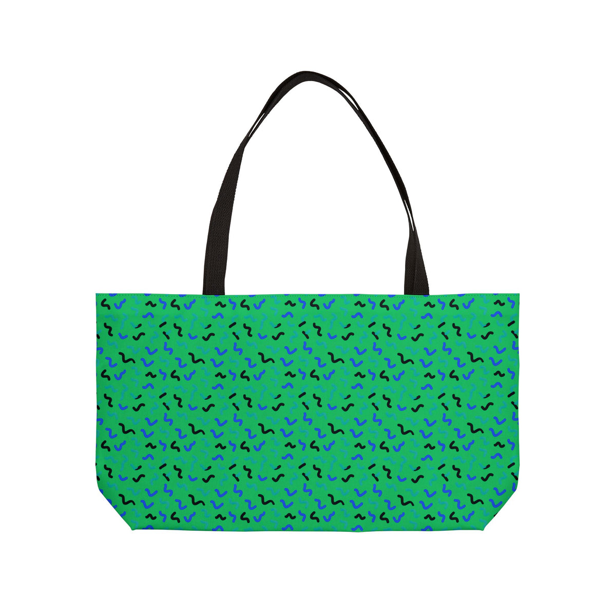 Squiggle Strokes Weekender Tote Bag – Ocean Jewel