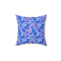 Candy Marble Veins Faux Suede Cushion – Candy Marbling Pattern
