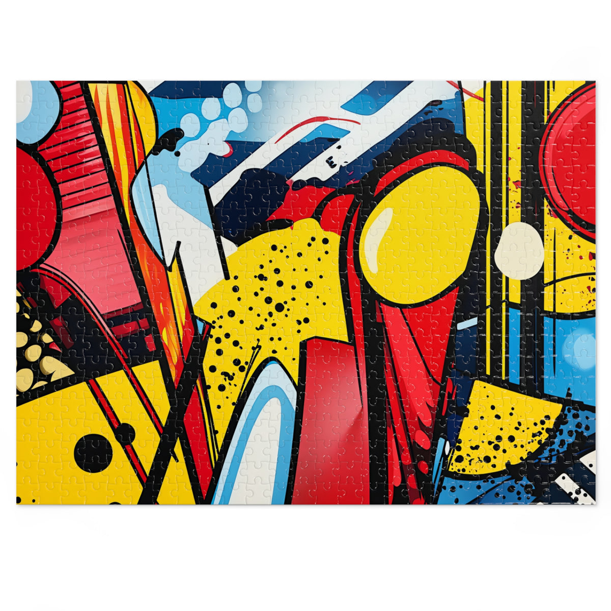Pop Art Blast Jigsaw Puzzle with Tin – Pop Art Abstract