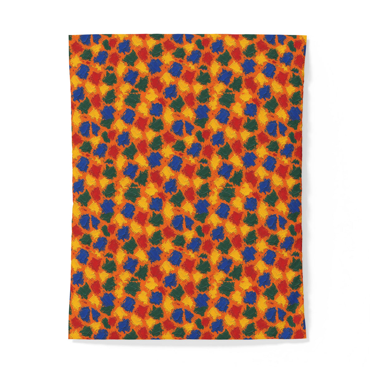 Palette Knife Slabs Cotton Duvet Cover – Palette Knife Abstract Pattern