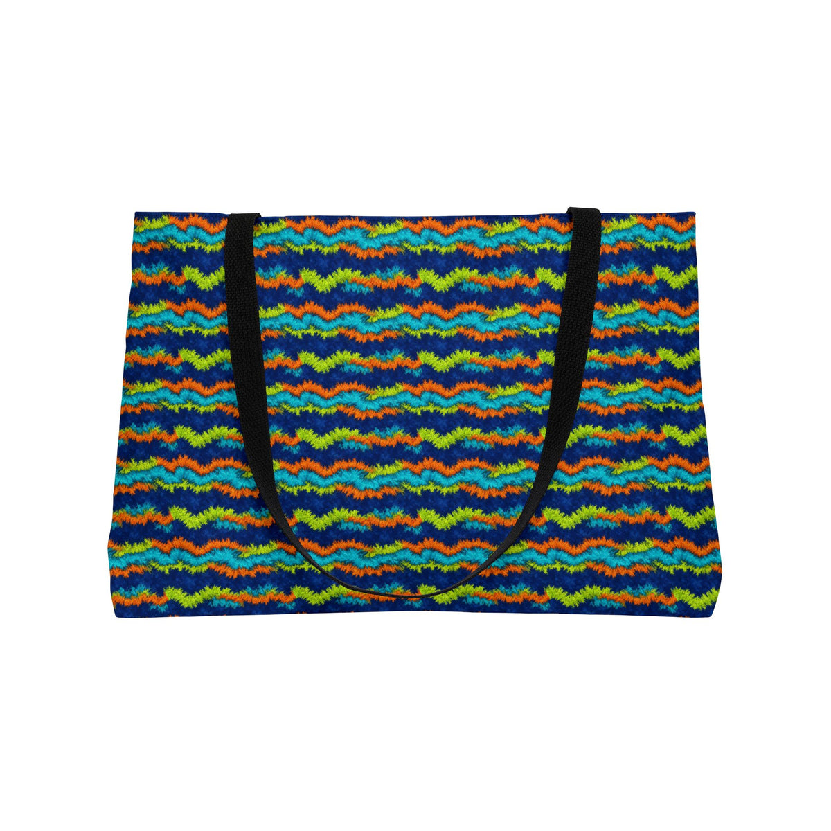 Crinkle Fold Bands Weekender Tote Bag – Tie-Dye Pattern