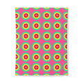 Giant Op-Art Jewel Rings Cotton Duvet Cover – Candy Christmas