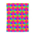 Grand Fractured Rhombus Cotton Duvet Cover – Tropical Punch