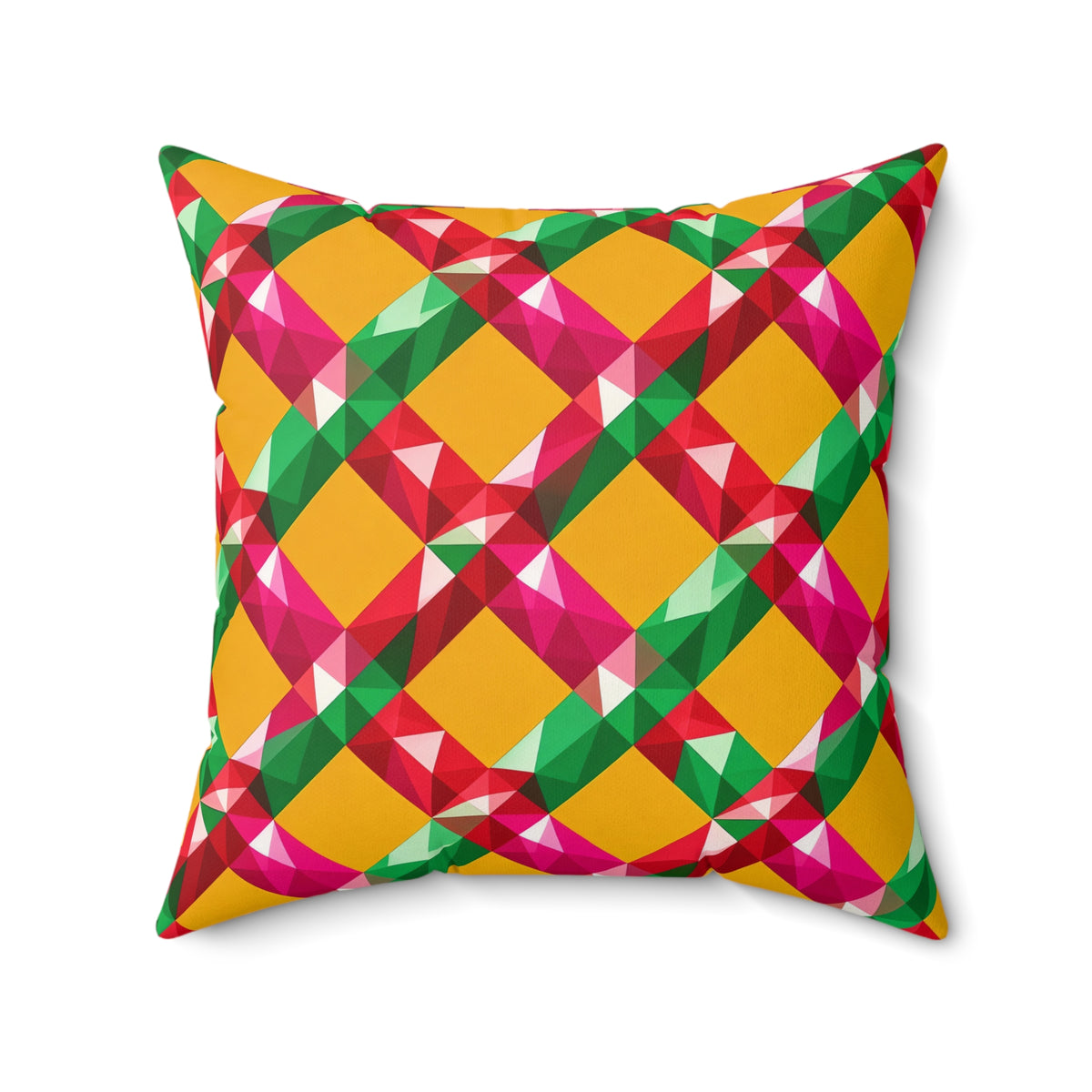 Big Jewel Prism Weave II Faux Suede Cushion – Prism Weave Pattern