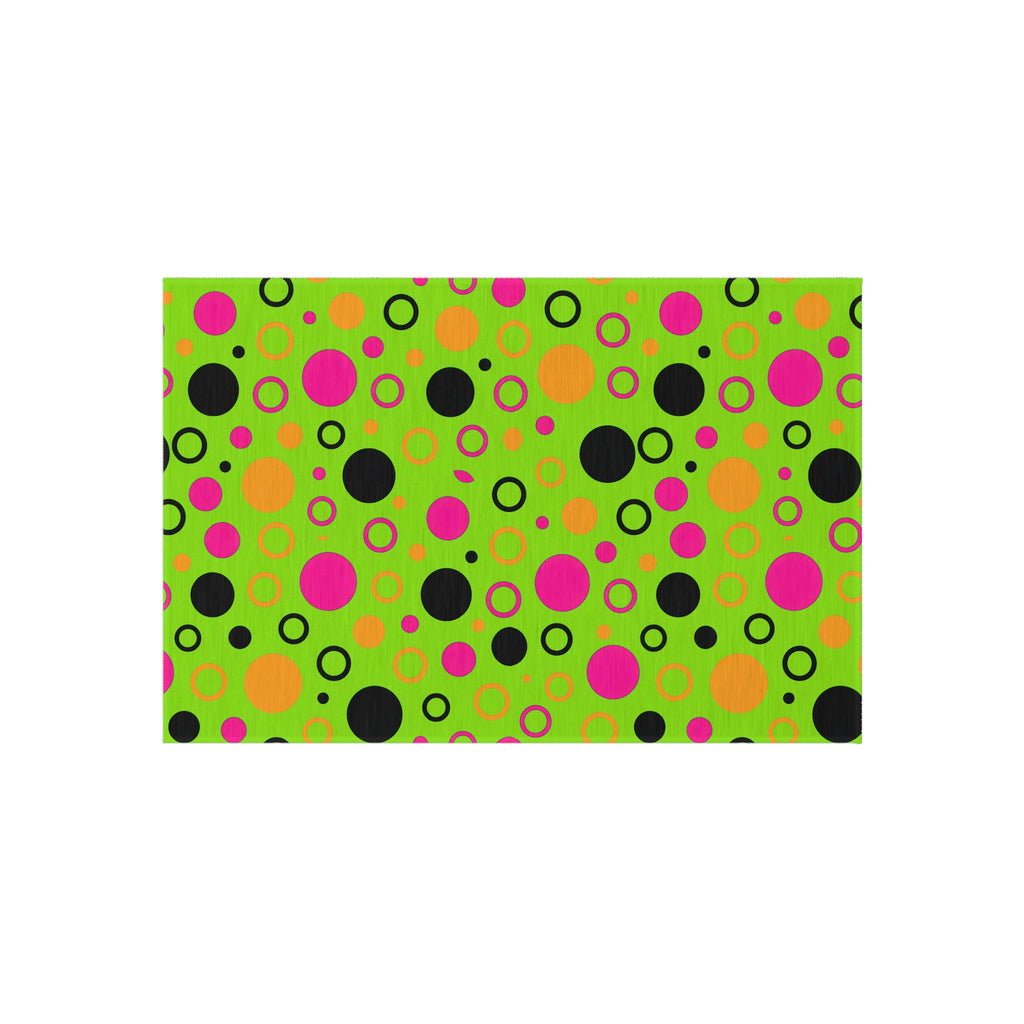 Bubble Outlines Outdoor Rug – Tropical Punch