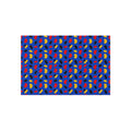 Bean Scatter Blue Outdoor Rug – Pop Abstract Pattern