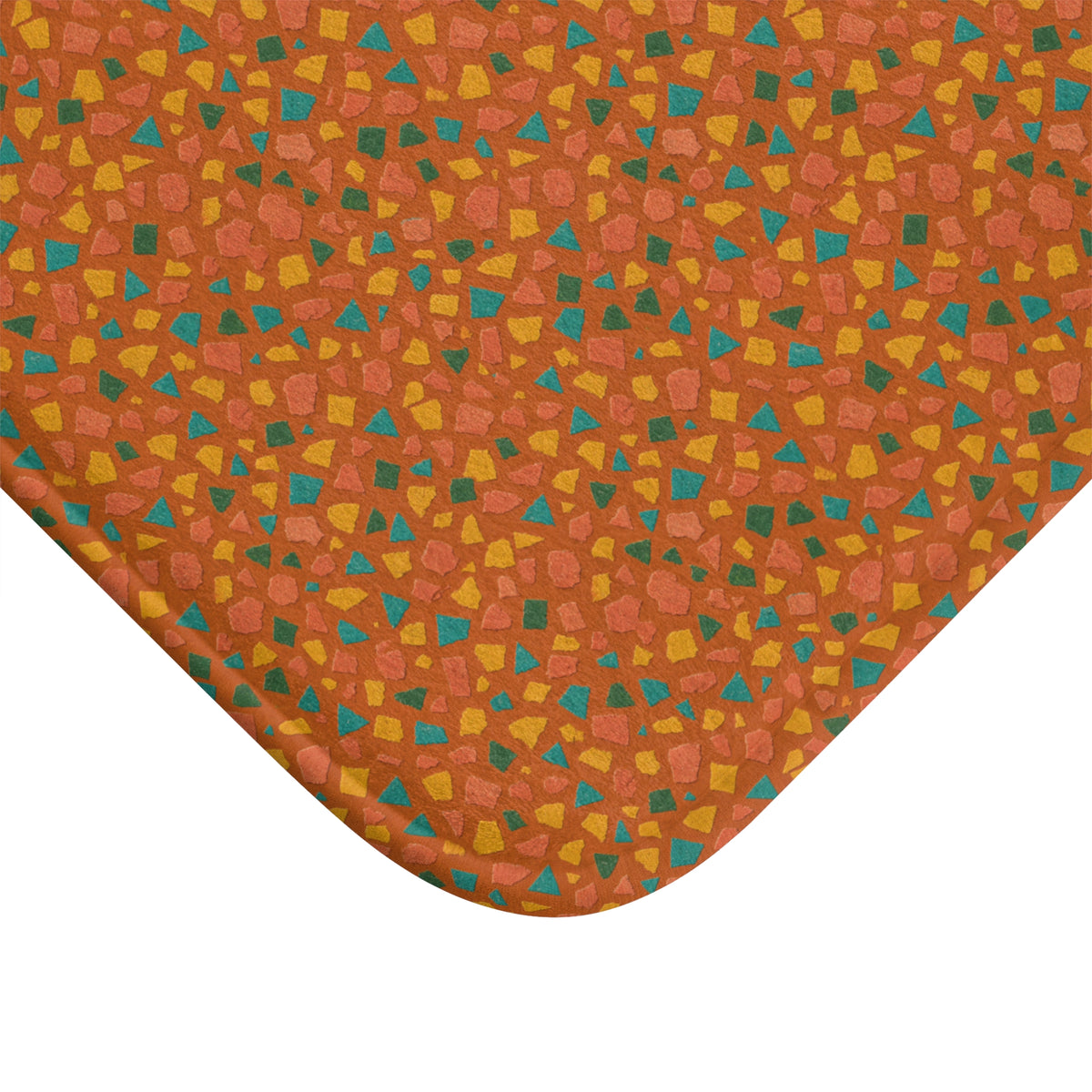 Angular Shard Scatter Bath Mat – Terrazzo Pattern