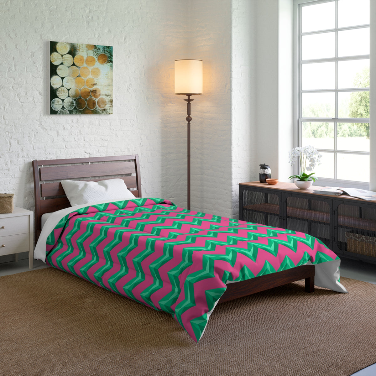 Broad Cut-Gem Chevrons Comforter – Candy Christmas