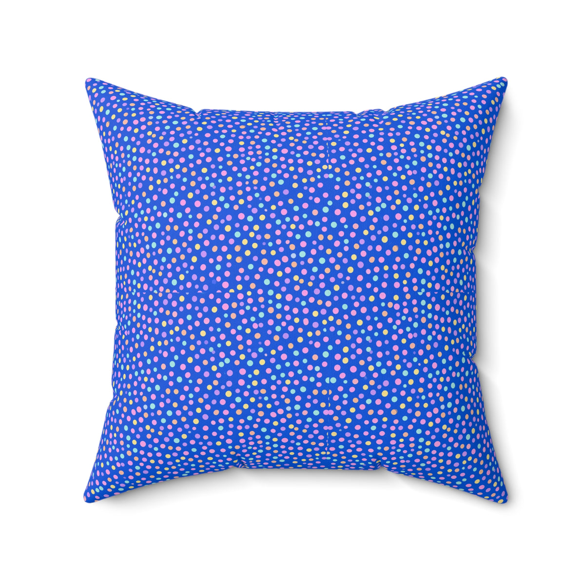 Sugar Confetti Faux Suede Cushion – Soft Abstract Pattern