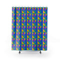 Jewel Block Quilt Shower Curtain – Peacock Jewel