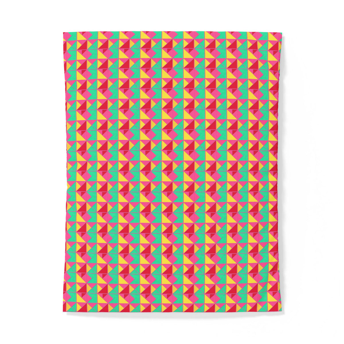 Jewel Block Quilt Cotton Duvet Cover – Candy Christmas