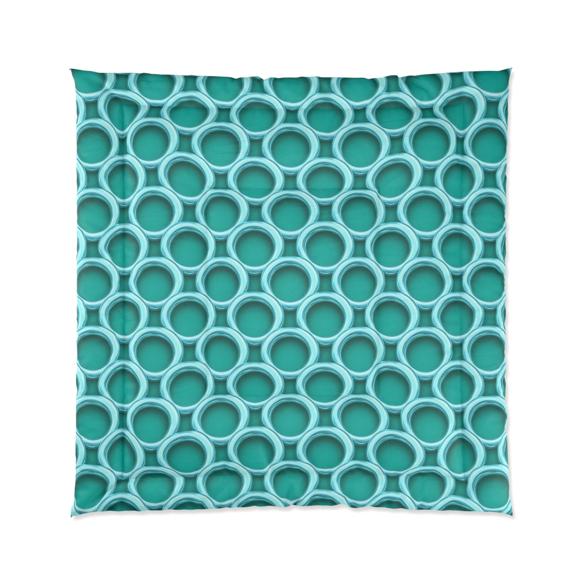 Big Gold Ring Weave Comforter – Peacock Jewel