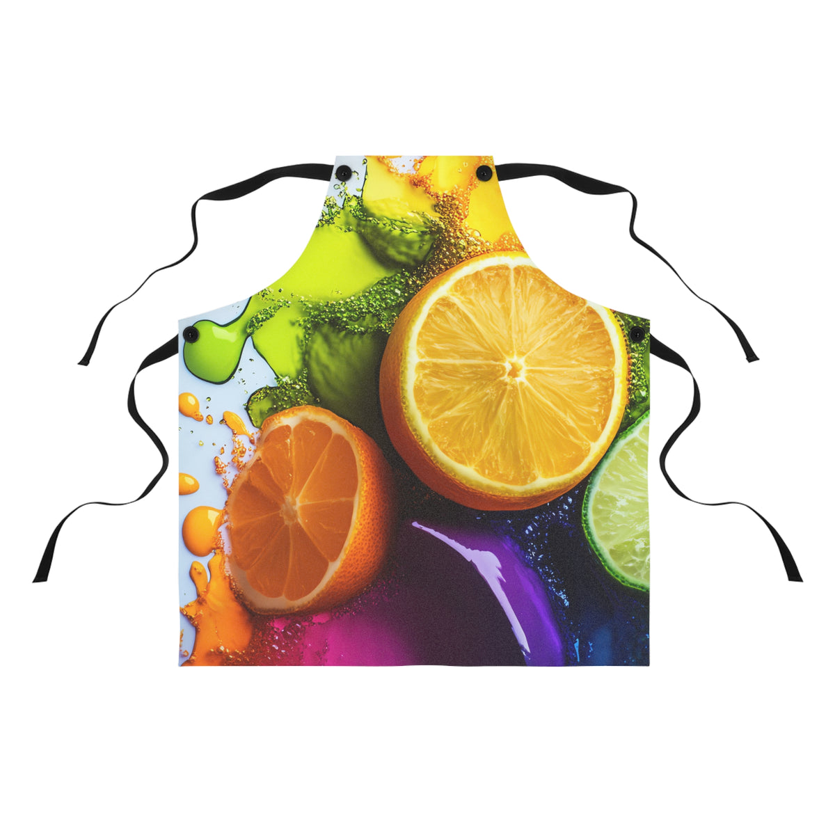 Citrus Splash Apron – Fruit Splash Art
