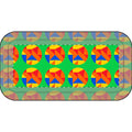 Broken Circle Planes Pencil Case – Cubist Abstract Pattern