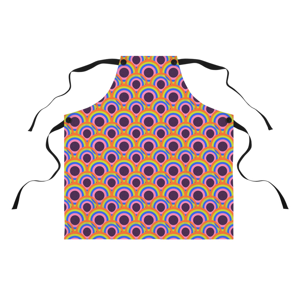 Pop Op Circles Apron – Op-Art Pattern