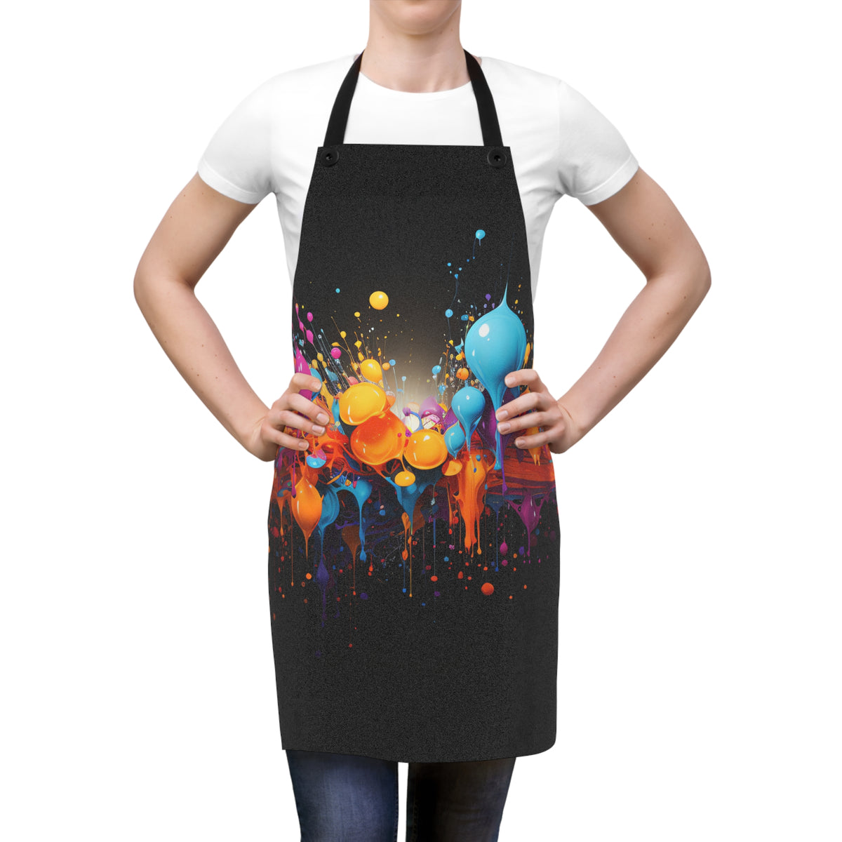 Midnight Paint Explosion Apron – Splash Art