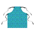 Squiggle Strokes Apron – Peacock Jewel