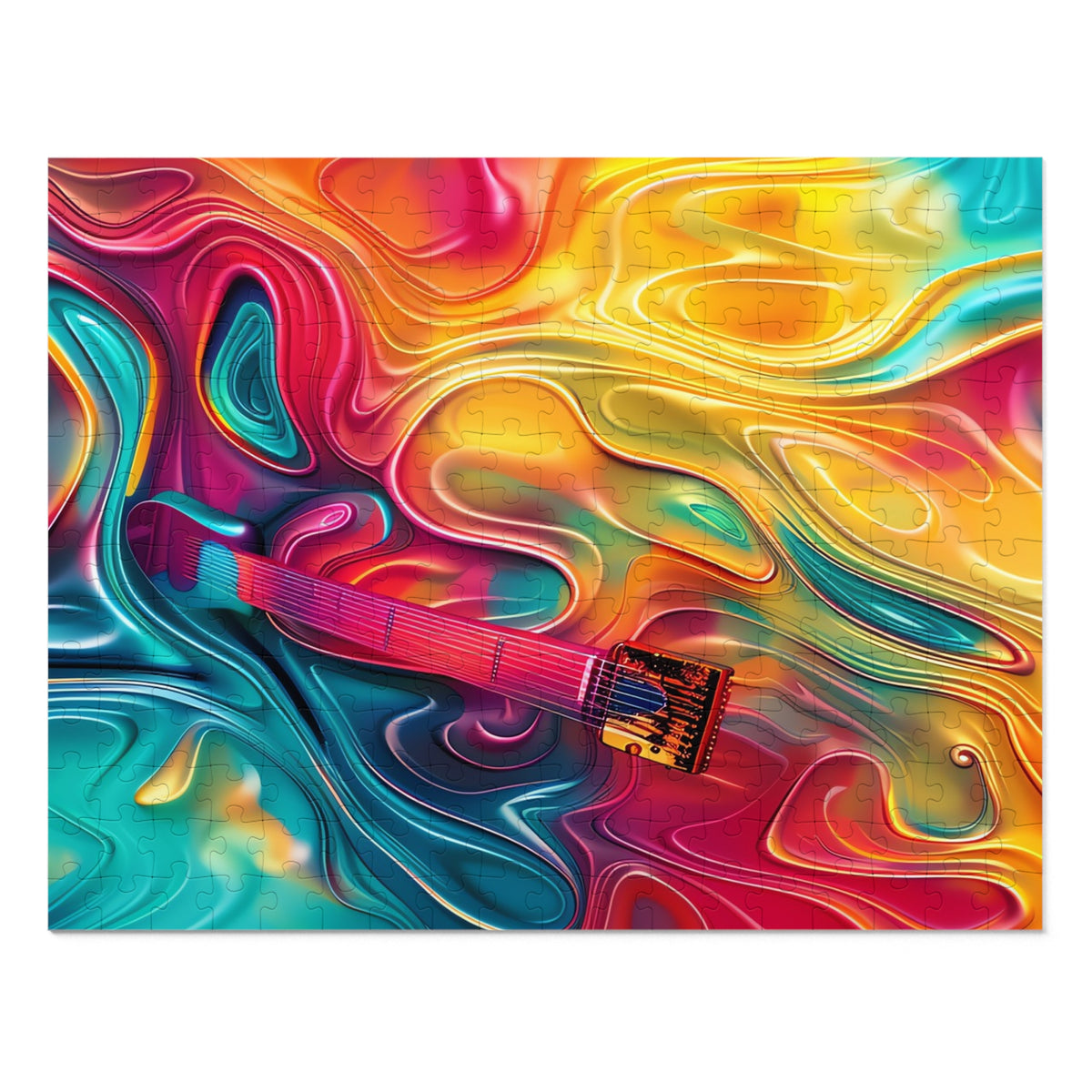 Ocean Swirl Flow Jigsaw Puzzle with Tin – Fluid Art