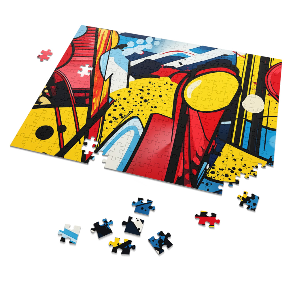 Pop Art Blast Jigsaw Puzzle with Tin – Pop Art Abstract