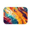 Psychedelic Lava Flow Bath Mat – Psychedelic Fluid Art