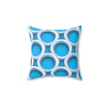 Big Gold Ring Weave Faux Suede Cushion – Ice Jewel