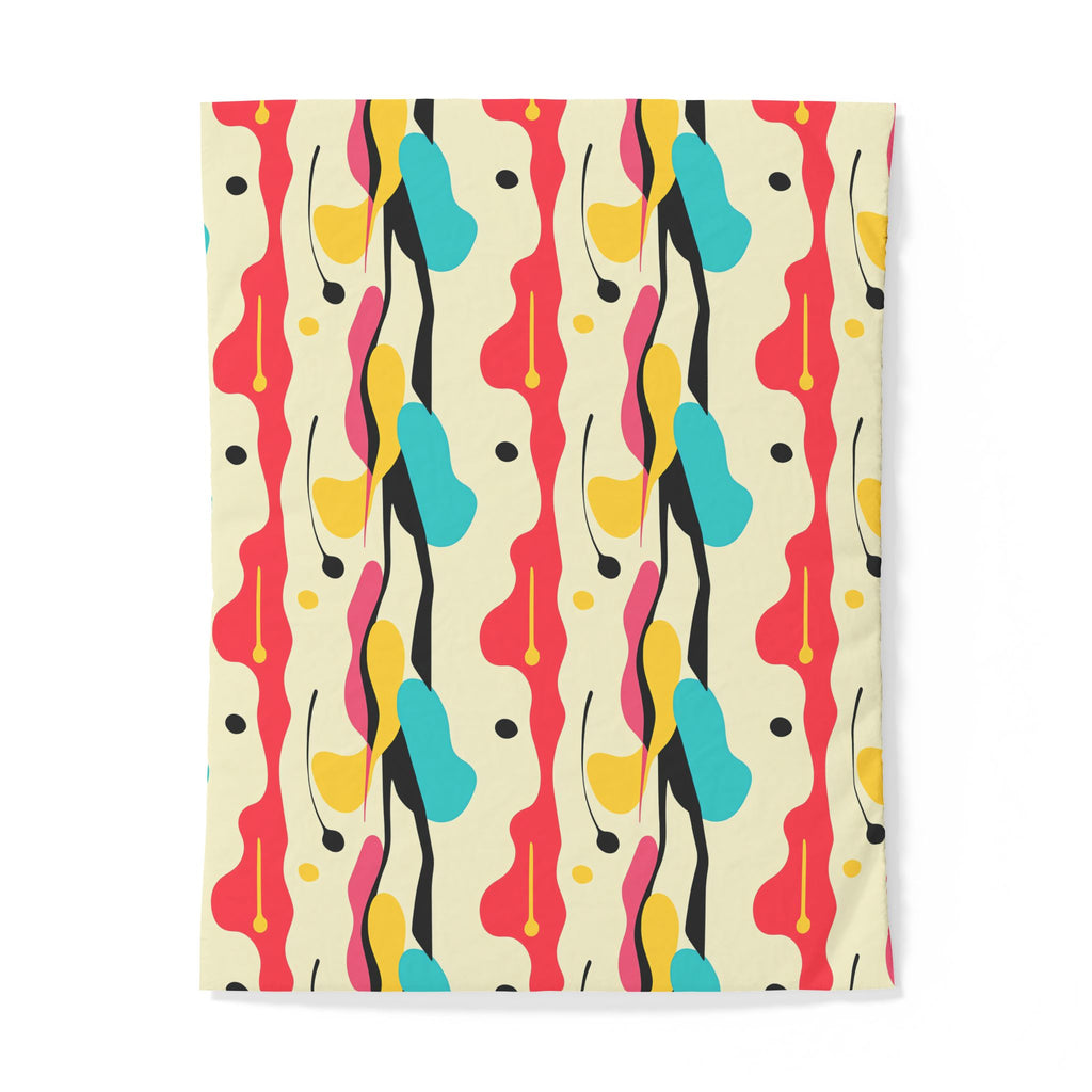 Cut-Out Blobs Cotton Duvet Cover – Mid-Century Cut-Out Pattern