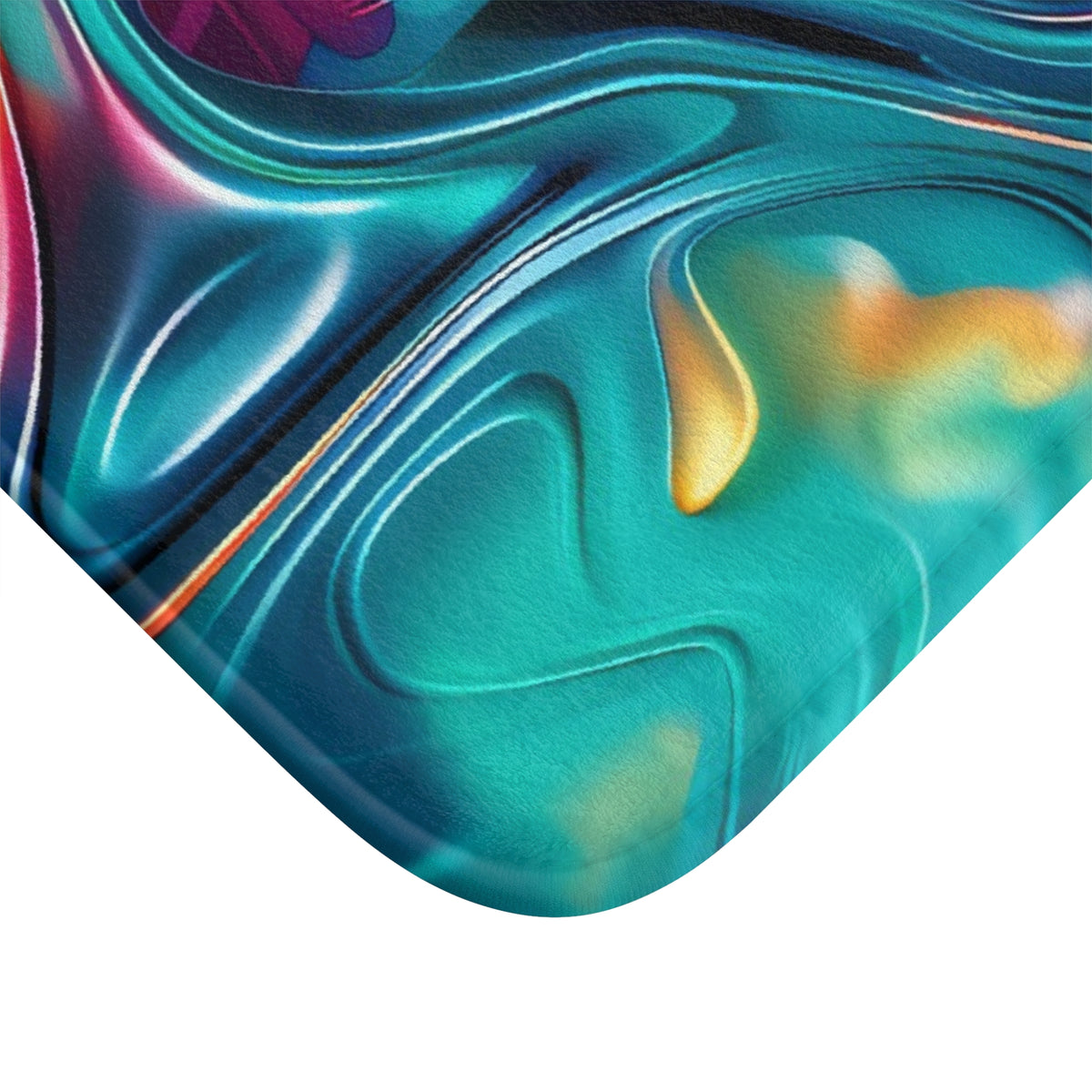 Ocean Swirl Flow Bath Mat – Fluid Art