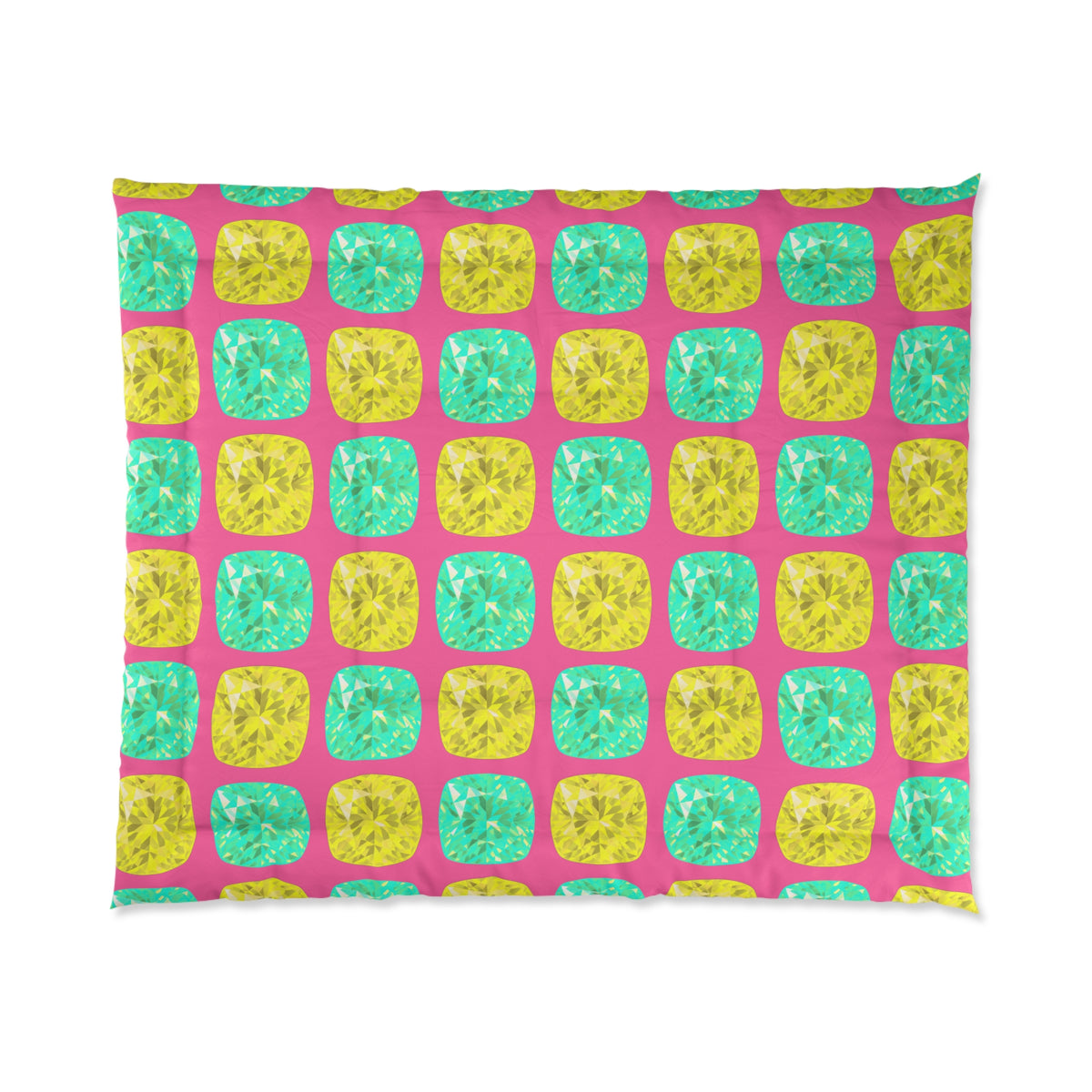 Giant Cut Gem Grid Comforter – Candy Christmas