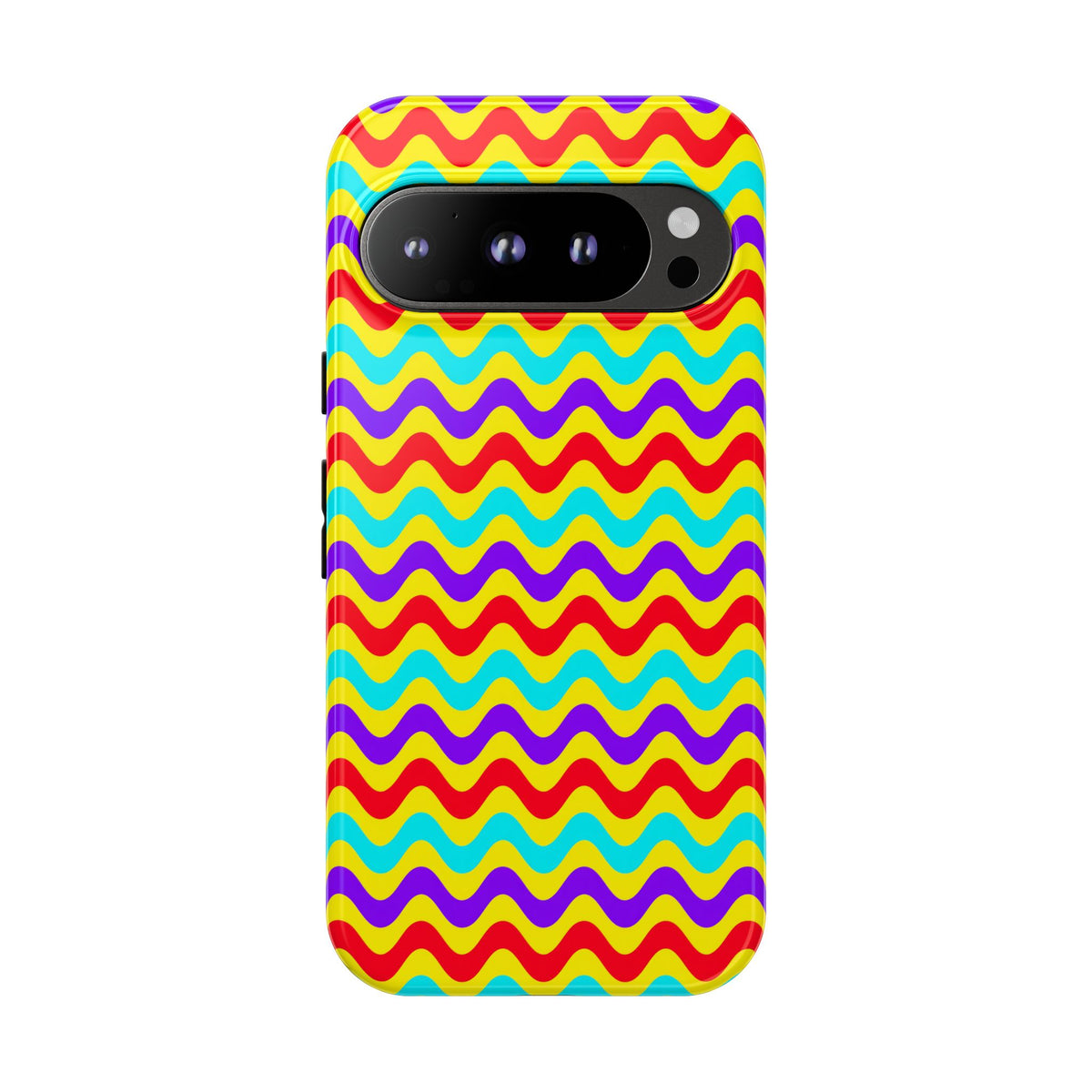 Big Ripple Chevrons Tough Phone Case – Op-Art Chevron Pattern