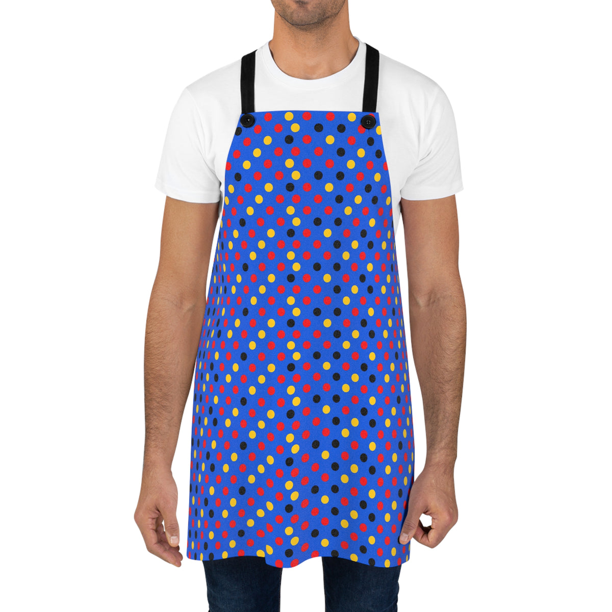 Dot Scatter Blue Apron – Pop Abstract Pattern