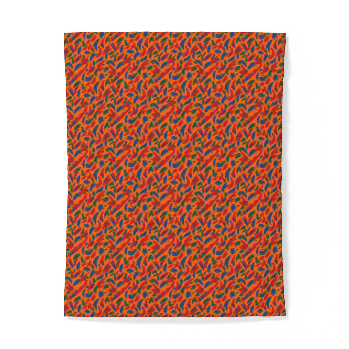 Layered Gesture Scribbles Cotton Duvet Cover – Gestural Abstract Pattern