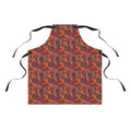 Ripple Thread Drift Apron – Suminagashi Pattern