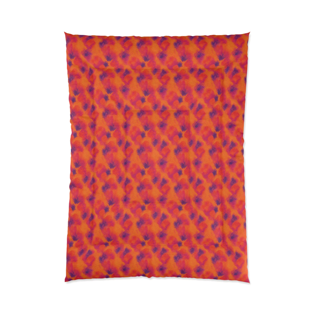Granulated Colour Pools Comforter – Watercolour Bleed Pattern
