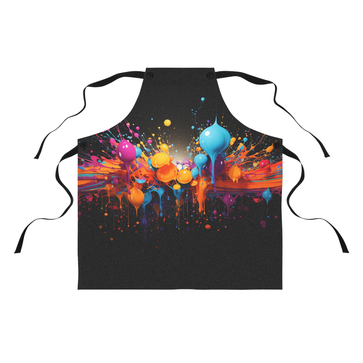 Midnight Paint Explosion Apron – Splash Art