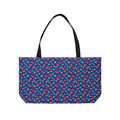 Speckle Bleed Weekender Tote Bag – Ice Dye Pattern