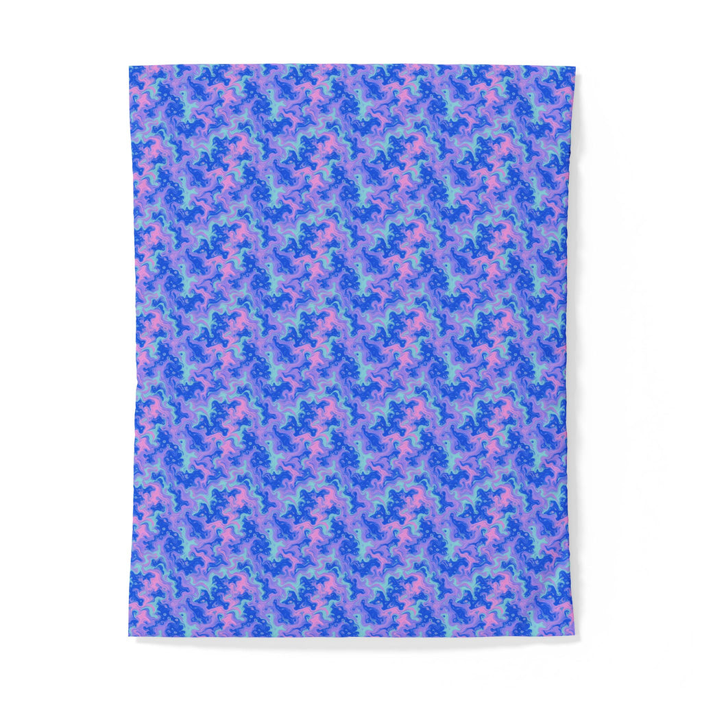 Candy Marble Veins Cotton Duvet Cover – Candy Marbling Pattern