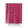 Sprinkle Pop Shower Curtain – Candy Pop on Raspberry