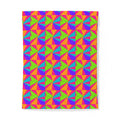 Cubist Sunburst Blocks Cotton Duvet Cover – Tropical Punch