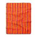 Bleed Stripe Ombre Sherpa Fleece Blanket – Ombre Wash Pattern