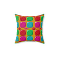 Giant Puffy Glass Cushions Faux Suede Cushion – Glossy Candy Glass Pattern