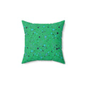 Spray Field Faux Suede Cushion – Ocean Jewel