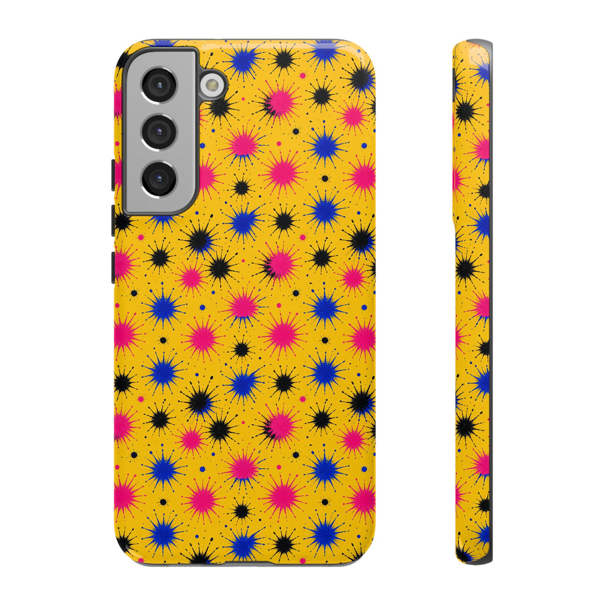 Splash Crowns Tough Phone Case – Ink Splash Pattern