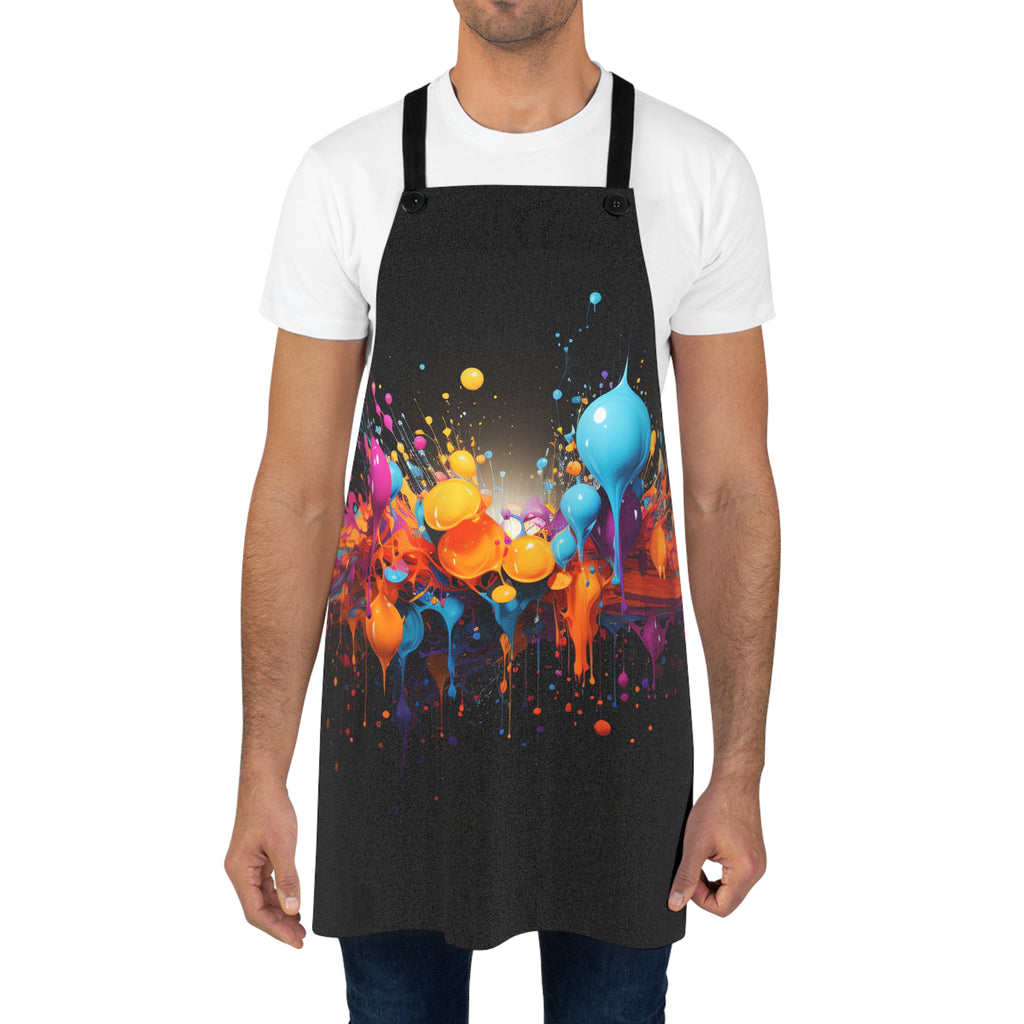 Midnight Paint Explosion Apron – Splash Art